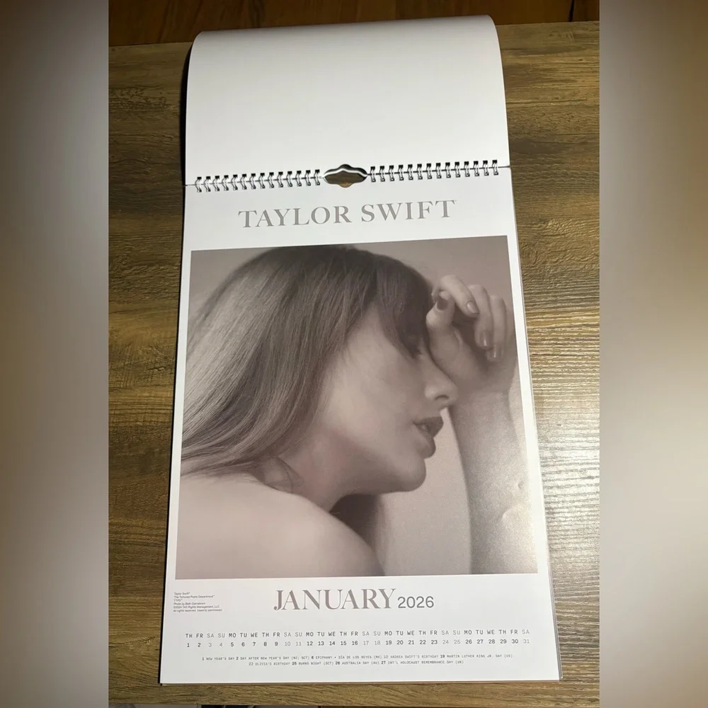 New Taylor Swift 2026 Calendar
